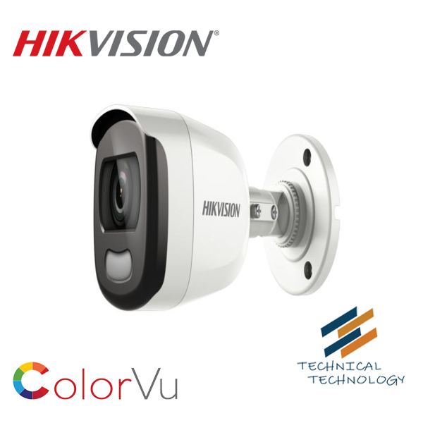 Hikvision DS-2CE12DF0T-F 2MP ColorVu Fixed Bullet Camera 3D DNR technology delivers clean and sharp images, 2.8 mm, 3.6 mm, 6 mm fixed focal lens, Hikvision DS-2CE12DF0T-F 2MP ColorVu Fixed Bullet Camera featured with High-quality imaging with 2 MP, 1920 Ã— 1080 resolution, 24/7 color imaging with F1.0 aperture,  Up to 40 m white light distance for bright night imaging, One port for four switchable signals (TVI/AHD/CVI/CVBS) with Water and dust resistant (IP67). This new Bullet Camera has 0.001 Lux @ (F1.0, AGC ON), 0 Lux with white light Min. Illumination, PAL: 1/25 s to 1/50,000 s; NTSC: 1/30 s to 1/50,000 s Shutter Time. The latest Hikvision DS-2CE12DF0T-F 2MP ColorVu Fixed Bullet Camera has