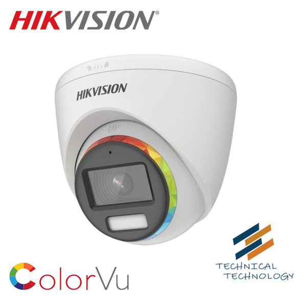 Hikvision DS-2CE72DF8T-FSLN 2MP ColorVu Audio Dome Camera