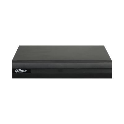 DAHUA XVR1B16H 16 Channel Penta-brid 5MP Value/1080P Compact 1U 1HDD WizSense Digital Video Recorder > H.265+/H.265 dual-stream video compression > Supports Full-channel AI Coding > Supports HDCVI/AHD/TVI/CVBS/IP video inputs > Max 24 channels IP camera inputs, each channel up to 6MP; Max 128 Mbps incoming bandwidth > Long transmission distance over coax cable > Up to 16 channels video stream (analog channel) SMD Plus > POS functionalities