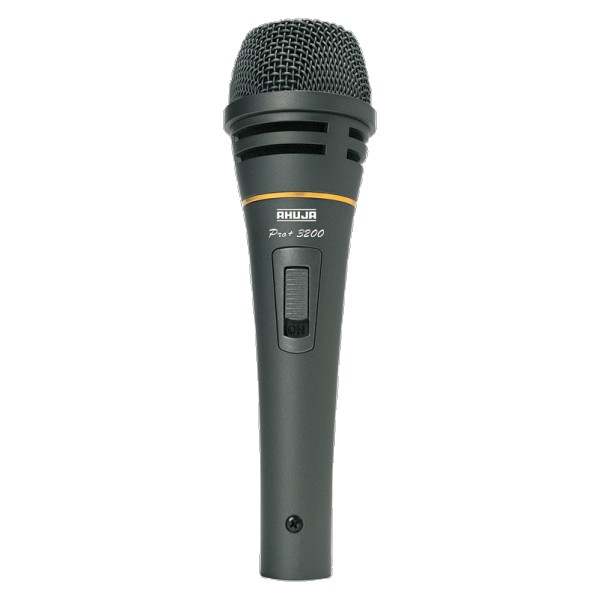 Ahuja PRO+3200 Microphone Supercardioid Dynamic Pro-Entertainment + Studio Microphone