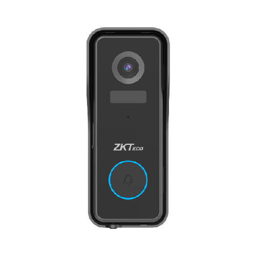 ZKTeco D0BPA Smart Wifi video door bell price in bangladesh ZKTeco D0BPA WiFi  is a 2MP wireless video doorbell with chime for home security which always keeps an eye at your front door, No matter where you are, you can see visitors in clear view during the day or night, and greet them via mobile app ZSmart, Get notified when human is detected and receive a call on your phone when your doorbell button is pressed, A built-in microphone and speaker enable two-way talk with audio.