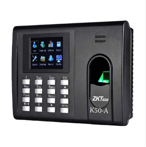 What is the price of the ZKTeco K50-A Fingerprint Time Attendance & Access Control Terminal with Adapter in Bangladesh?