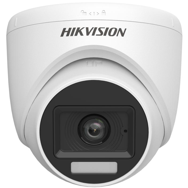 Hikvision DS-2CE76D0T-LPFS (2.8mm) 2MP Color Dome CC Camera (Built in Audio)