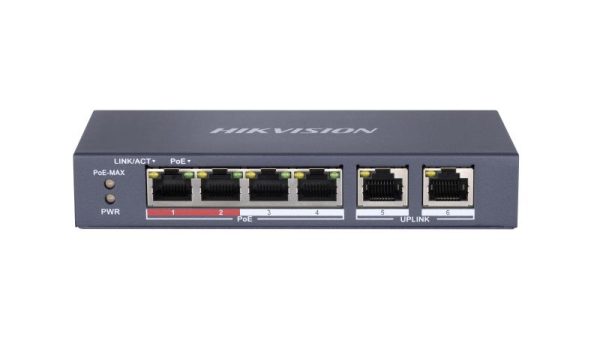 Hikvision DS-3E0105P-E/M(B) 4-Port POE Switch Price in BD