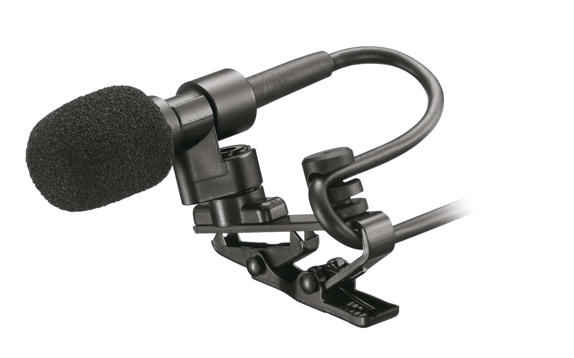 TOA EM-410 Miniature Lavalier Microphone – Professional Clip-On Microphone for Clear VoiceThe TOA EM-410 is a professional-grade, miniature lavalier microphone designed for crystal-clear voice reproduction in any formal setting. Its hypercardioid pickup pattern focuses directly on the speaker's voice while effectively minimizing background noise and clothing rustle. Perfect for lecturers, presenters, and religious leaders who require hands-free, professional audio.