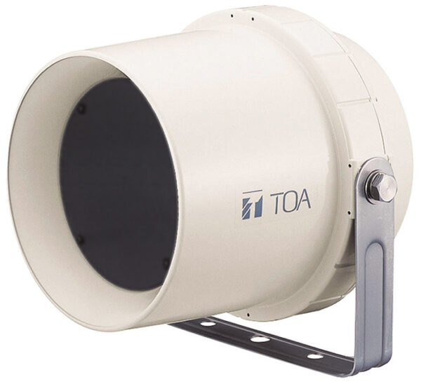 The TOA CS-64 Horn Speaker features stainless steel hardware for all-weather durability It is designed to offer the high intelligibility of weather-resistant