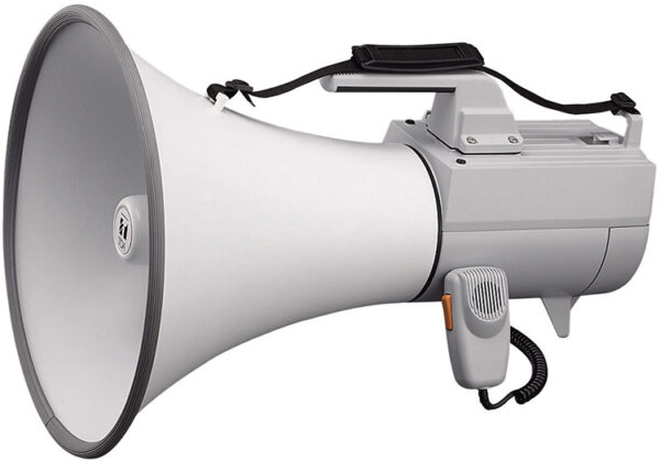 TOA ER-2230W Megaphone Type Shoulder 45W Max TOA ER-2230W, 45W Megaphone, 800m Range Megaphone, Professional Shoulder Megaphone, Industrial PA System, Emergency Command Megaphone,