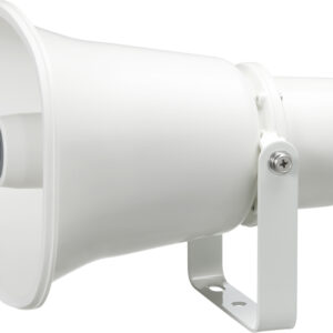 The TOA SC-632 Paging Horn is a highly intelligible speaker suited to public address announcement applications. Rated Input, 30 W (mobile mount used 15W).