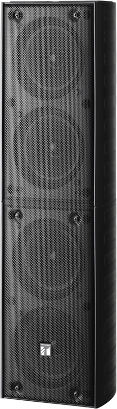 Install the TOA TZ-406B high-power column speaker in Bangladesh. 40W, 93dB, 4-driver design for superior coverage in large halls & corridors.