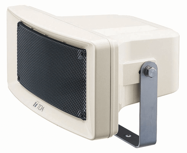 the Toa CS-304 30W Horn Speaker features stainless steel hardware for all-weather durability. It is designed to offer the high intelligibility of resistant