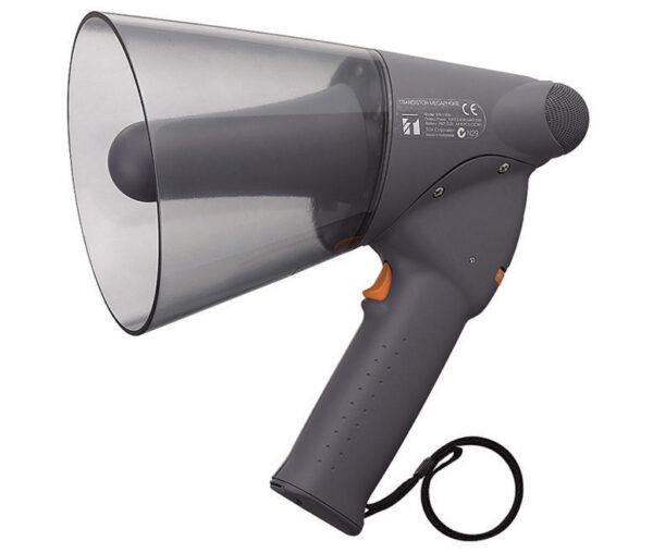 the Toa ER-1206 Megaphone splash-proofin Bangladesh. IPX5 rated, up to 10W output, 250m range. Perfect for schools, events, security,factories. Contact call