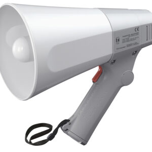 the Toa ER-520W Megaphone with Whistle Bangladesh. 250m voice range, 315m whistle, 10-hour battery. Ideal for events, security & crowd control.