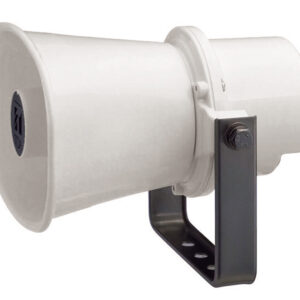 The TOA SC-610 Paging Horn is a compact, highly intelligible speaker suited to public address announcement applications Its external speaker component