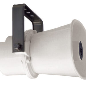 The Toa SC-610M Paging Horn is a compact, highly intelligible speaker suited to public address announcement applications. Its external speaker