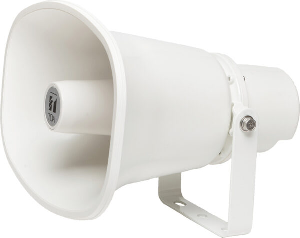 The Toa SC-P620 Powered Horn Speaker is a highly intelligible and compact with a built-in 25W digital power amplifier, that provides public address
